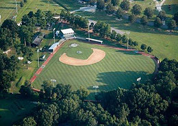 Il campo dell'University of Mount Olive