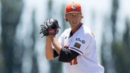 Holdzkom con la divisa dei Canberra Cavalry, squadra australiana dove ha giocato nel 2013 (Ben Southall / SMP Images)