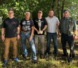 von li.: Pascal Wisniowski, Hermann Fischer, Marco Strietzel, Patrick Terpoorten und Willi Pollehn.