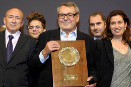 Festival Lumière à Lyon en 2010, avec Milos Forman, en invité d'honneur 