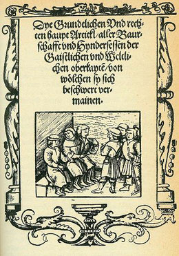 Abb. 1: Die Zwölf Artikel von Memmingen.*