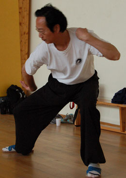 Meister Pan Houcheng beim Taichi Training