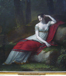 Detail: Josephine Bonaparte, 1800, Pierre Paul Prud'hon, Louvre. Photo: Nina Möller - Empire 19th century dress fashion