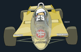 Riccardo Patrese by Muneta & Cerracín
