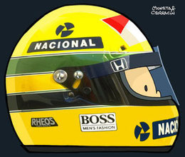 Ayrton Senna by Muneta & Cerracín