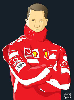 Michael Schumacher by Muneta & Cerracín