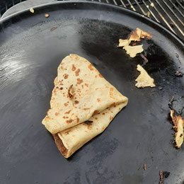 Crepes falten