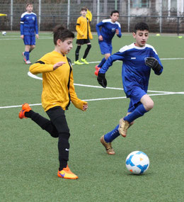 TuS D2-Jugend gegen FC Saloniki-EFV 2. - Fotos: p.d.