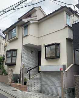 目黒区戸建住宅塗装工事前