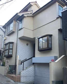目黒区戸建住宅塗装工事後の様子