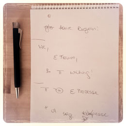 Notizen beim Konsekutivdolmetschen