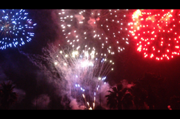 Feu d'artifice avec MG Animation dans le 04