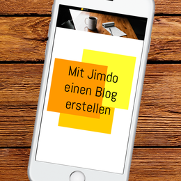 Mit Jimdo einen Blog erstellen