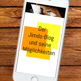Der Jimdo-Blog und seine Möglichkeiten