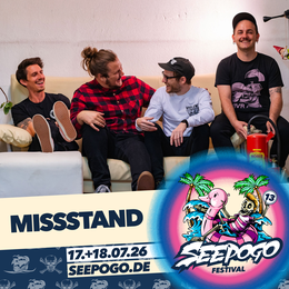 Die Band Missstand tritt beim SEEPOGO 2026 auf