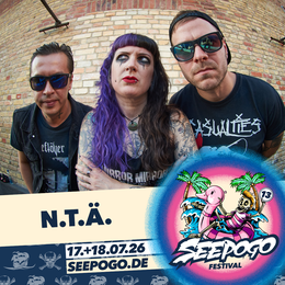 Die Band N.T.Ä. tritt beim SEEPOGO 2026 auf