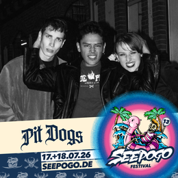 Die Band Pit Dogs tritt beim SEEPOGO 2026 auf