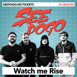 Die Band Watch me Rise tritt beim SEEPOGO 2023 auf