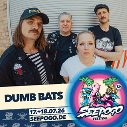 Die Band Dumb Bats tritt beim SEEPOGO 2026 auf