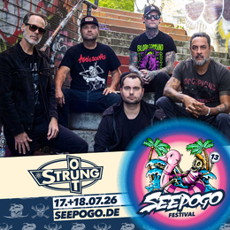 Die Band Strung Out tritt beim SEEPOGO 2026 auf