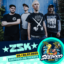 Die Band ZSK tritt beim SEEPOGO 2025 auf