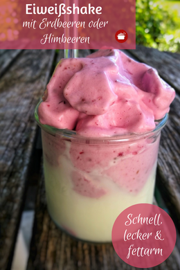 Eiweißshake mit #Himbeeren #dalgonazerocoffee #eiweißshake