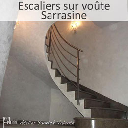 Escalier en pierre sur voûte sarrasine  - Yannick Valente - Tout en Pierre (Var 83)