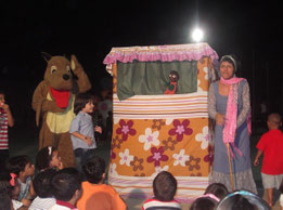 Teatro de bonecos no ArtShow.