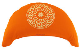 Meditationskissen Halbmond gross basis orange