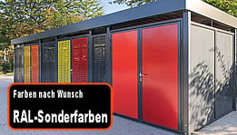Einhausung RAL-Farbe nach Wunsch