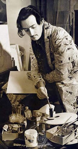 Salvador Dali, oeuvres et biographie - Portrait peinture, peinture a  l'huile a partir de photos