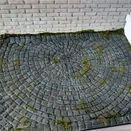 Miniatur-Kopfsteinpflaster gestalten