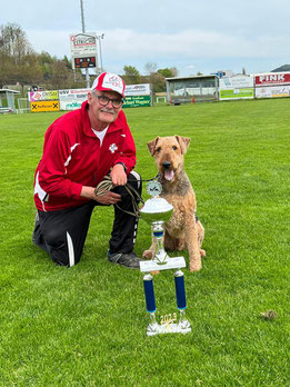 Der Weltmeister Edi Suter mit Zino v. Haus Schirmer