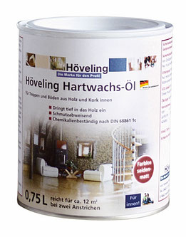 Höveling Hartwachs-Öl - alternative Pflege/Imprägnierung zum Bergotec Aqua-Treppen&Parkett-Lack