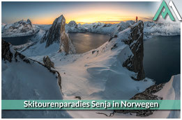 SKITOURENPARADIES SENJA IN NORWEGEN Skitouren in unberührter Natur auf der zweitgrößten Insel Norwegens mit AMICAL ALPIN