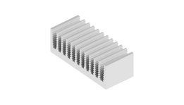SK442 | W=120mm, H=40mm | 押出成形 大型ヒートシンク | Fischer Elektronik