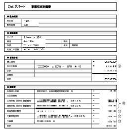 事業収支計画書