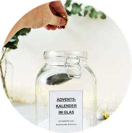 Bild: DIY Adventskalender im Glas to-go selber machen – Upcycling und zerp waste Adventskalender im Drahtbügelglas mit Gedichten und Sprüchen gestalten, ohne Schokolade oder Geschenke // Partystories.de // Blogparade #bloggingaroundthechristmastree