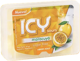  PASTILLAS SIN AZÚCAR SABOR MARACUYA. Light, Sin TACC. Kosher: Oppenheimer, sin gluten. Origen: Argentina.