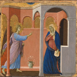 Duccio di Buoninsegna, The Annunciation, c. 1307/8-11, London, National Gallery