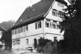 Pfarrhaus in Neuffen, Versteck von Max Krakauer vom 17. Dezember 1944 bis zum 20.12.1944, aus: Werner: 168