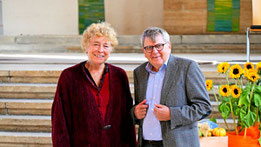 Gesine Schwan und Franz von Falkenhausen (Bild und Text: Thorsten Büker, OTZ)