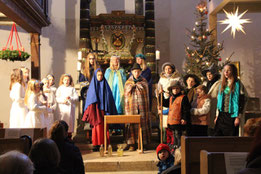 Krippenspiel am Heiligen Abend in Ziegenhain