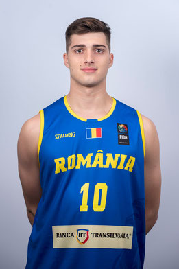 Matei Bodea im Trikot der rumänischen Jugendnationalmannschaft.