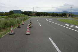 鳥取県中部運転免許センター障害物