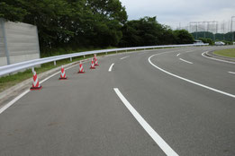 愛知県運転免許試験場障害物