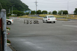 愛媛県運転免許センター障害物