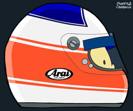 Helmet of Emmanuel Collard by Muneta & Cerracín