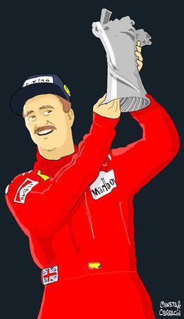Nigel Mansell by Muneta & Cerracín