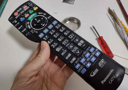 TVリモコンの修理